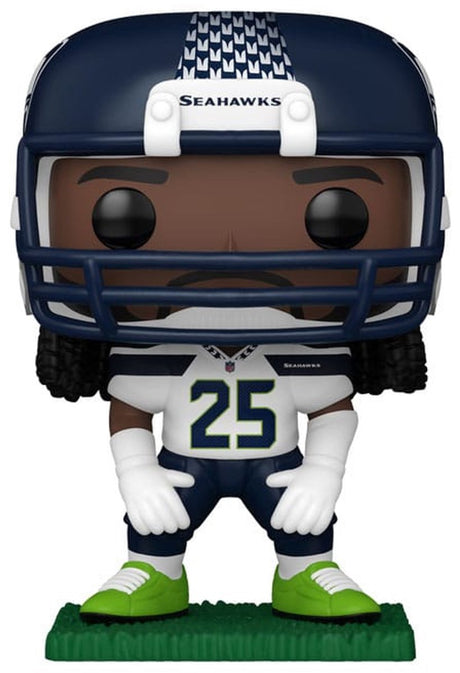 Funko nfl: legends pop! sports vinyl figure legends- richard sherman(seahawks) 9 cm pop! figuur