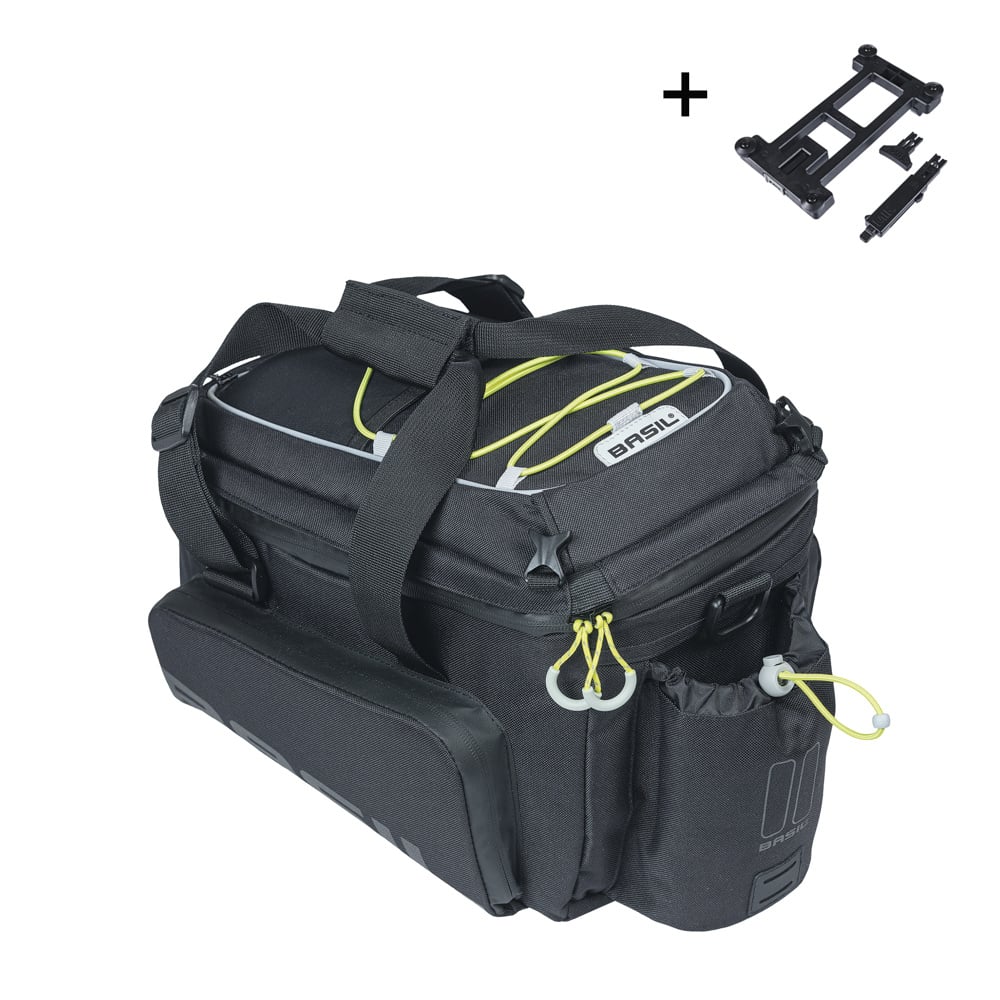 Basil bagagedragertas miles xl pro mik 9-36l zwart lime