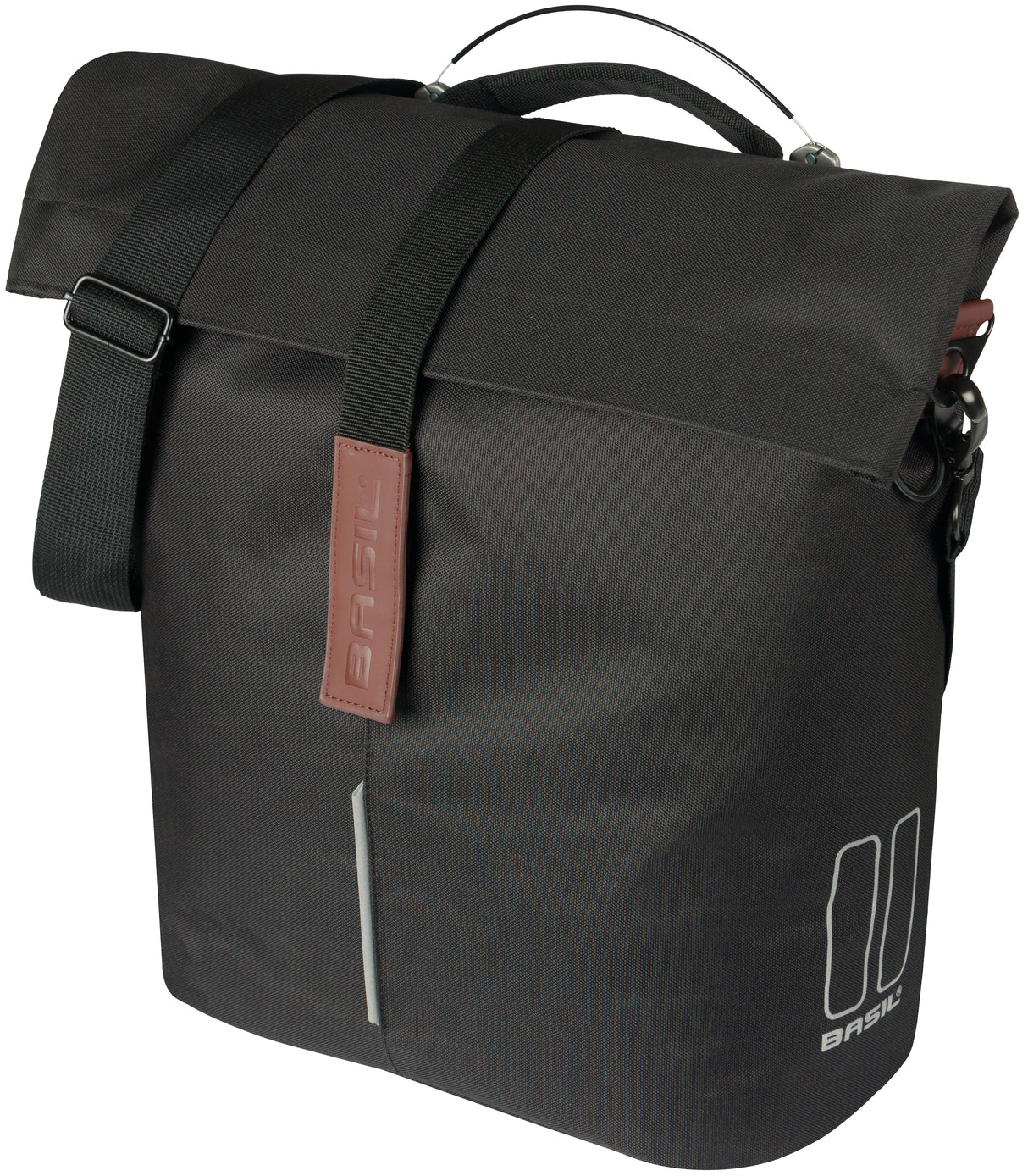 Basil fietsshopper city 14 liter 11 x 29 x 36cm - zwart