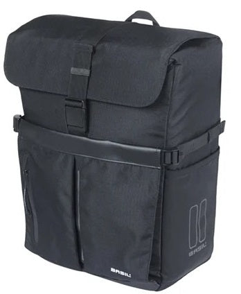 Basil fietsschoudertas move mik studs 14 liter 14 x 24 x 34 cm - zwart