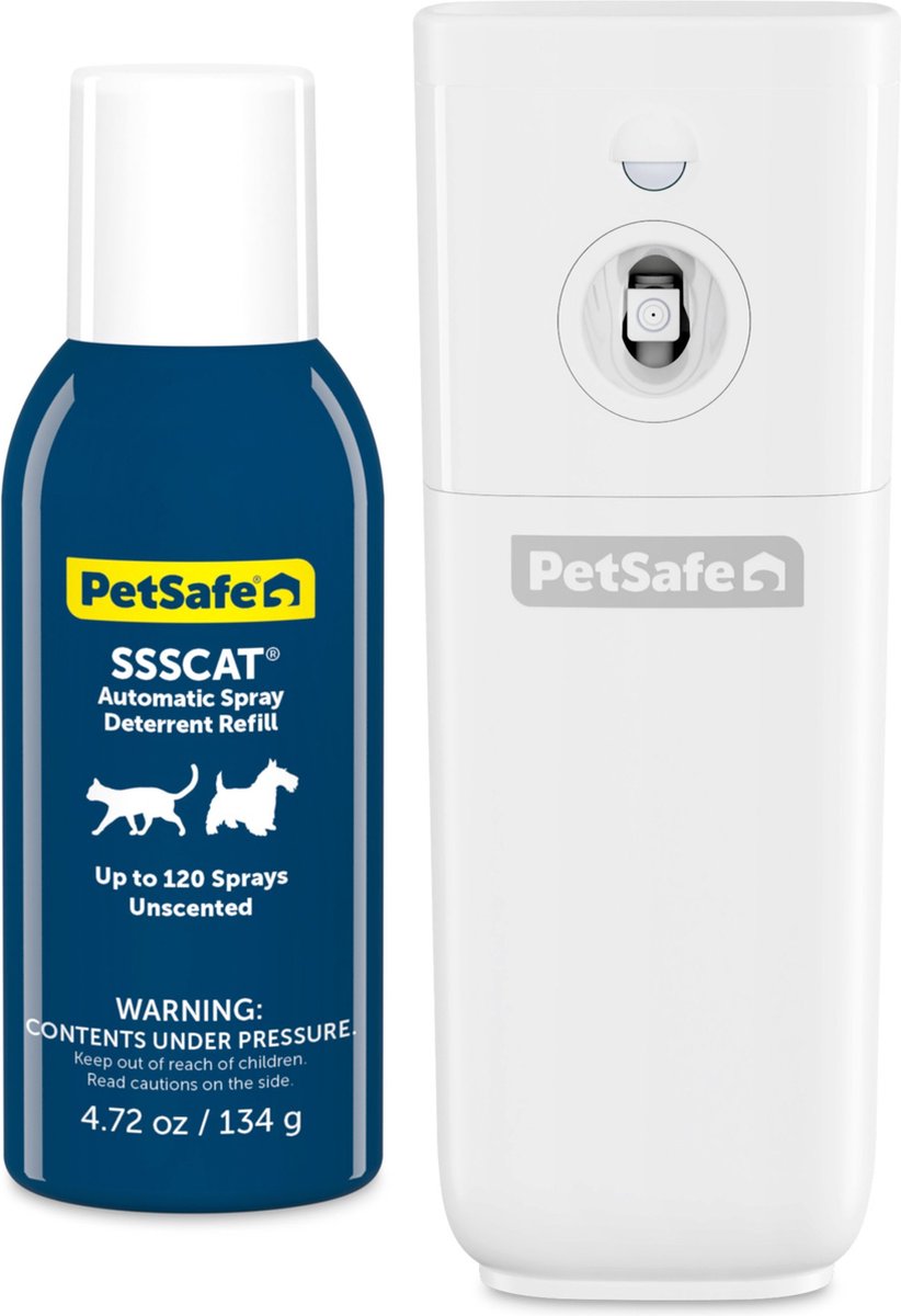 Ssscat afschrikmiddel - bewegingssensor spray 115ml - geurloos en ongevaarlijk voor katten