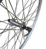 Voorwiel 28 inch 622 zilver zac19 uitval velgrem