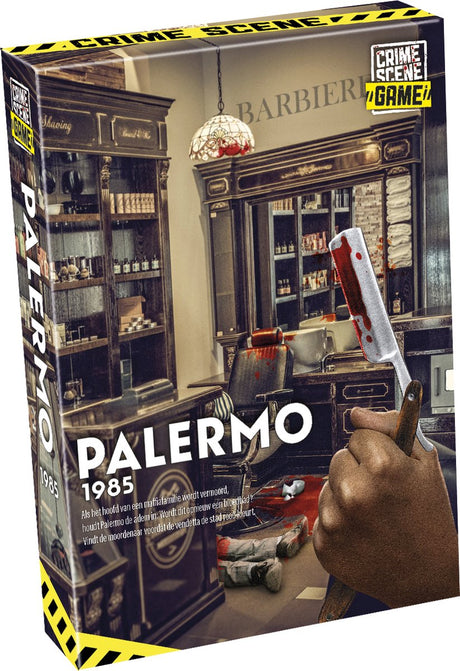 Tactic crime scene palermo 1985 – bordspel – misdaadspel – maffia mysterie in sicilië – diepgaand onderzoek en morele keuzes – crime scene serie – game storm studio – 1 of meer spelers – vanaf 18 jaar