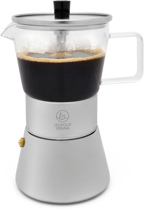 Leopold vienna - percolator otto 4-kops rvs