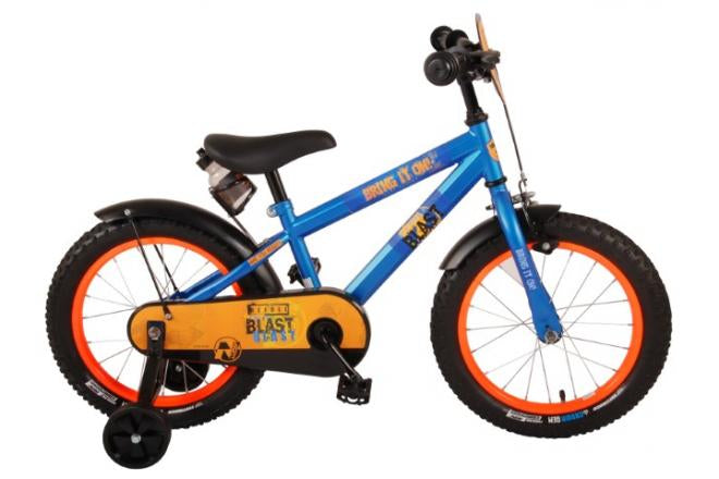 NERF Kinderfiets Jongens 16 inch Satijn Blauw