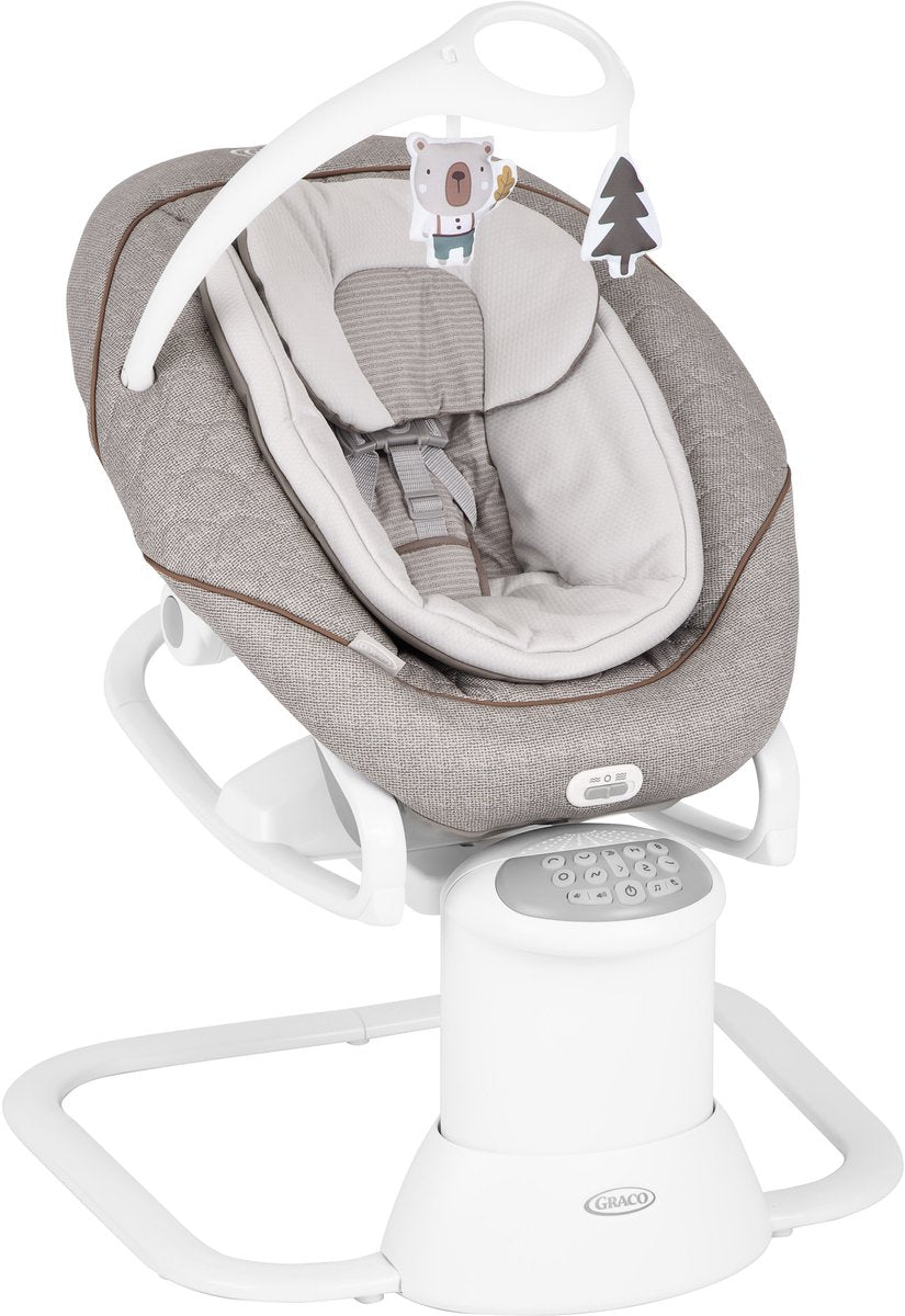 Graco all ways soother - little adventures - babyschommel- en wipstoel - vanaf de geboorte tot ongeveer 6 maanden (max. 9 kg)