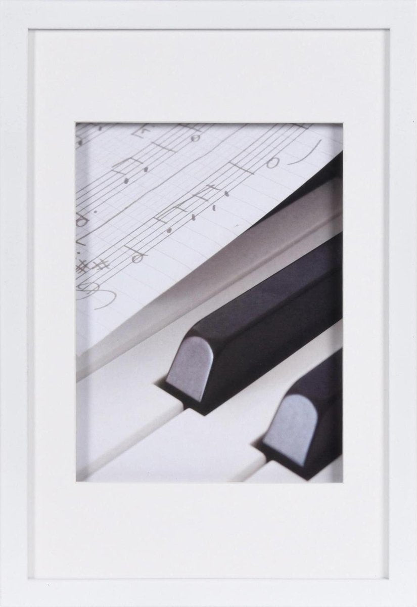 Henzo fotolijst - - piano - fotomaat 20x30 cm - wit