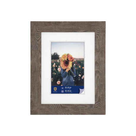 Henzo fotolijst dahlia 30x40cm midden bruin