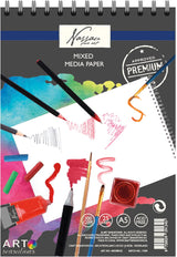 Nassau fine art schetsboek mixed media papier a5, 25 vellen