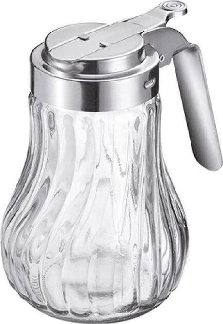 Westmark room- honingdispenser, inhoud: 250 ml, glas roestvrij staal, berlin, doorzichtig zilver, 65302260
