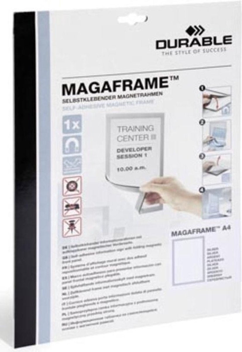 Durable duraframe a4 zilver | in ophangbare etui