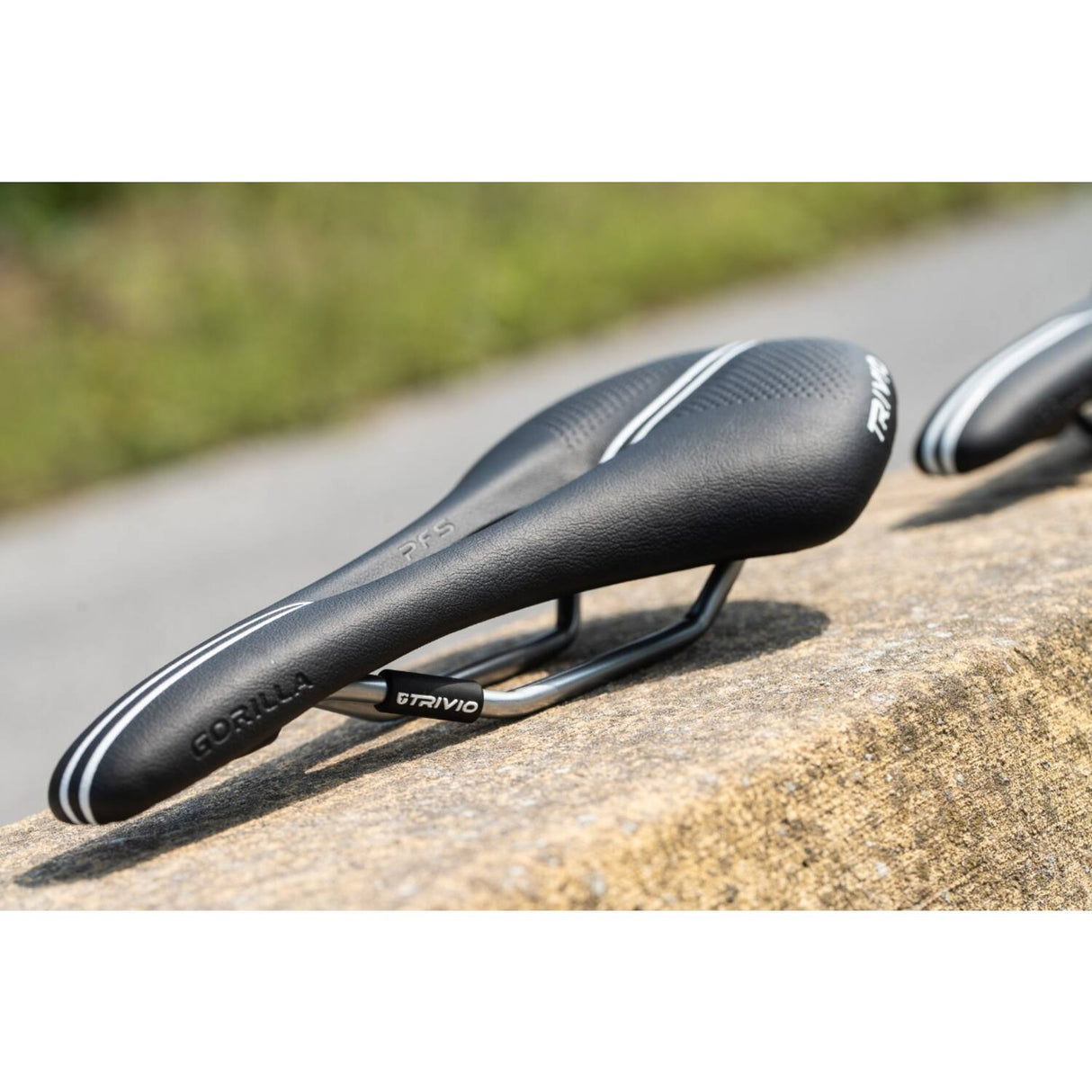 Trivio - gorilla pfs fietszadel zwart pfs