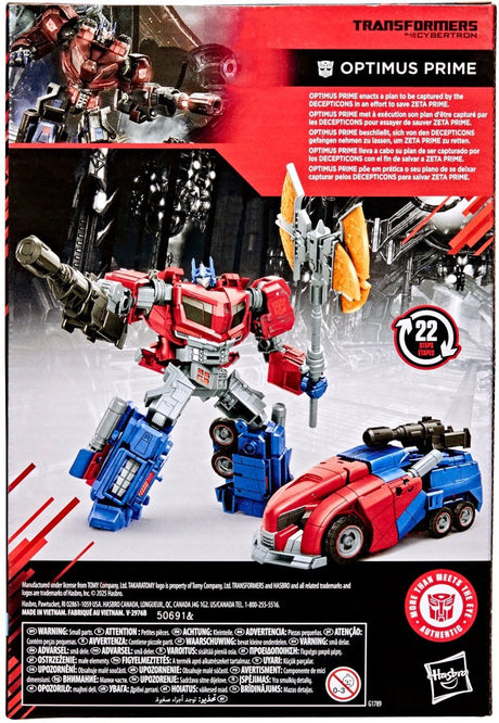 Hasbro transformers: war for cybertron studio series voyager class action figure optimus prime 16 cm action figuur