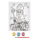 Grafix sint canvas schilderset 20x15cm