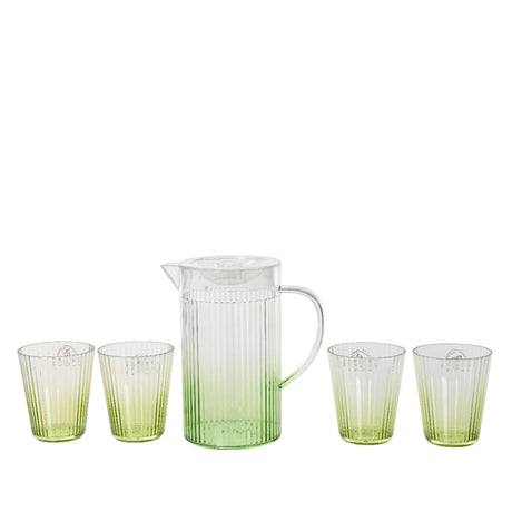 Decoris kan met 4 bekers h19.6cm