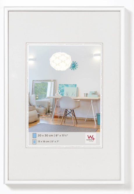 Walther new lifestyle - kunststof lijst - fotoformaat 15x20 cm - wit