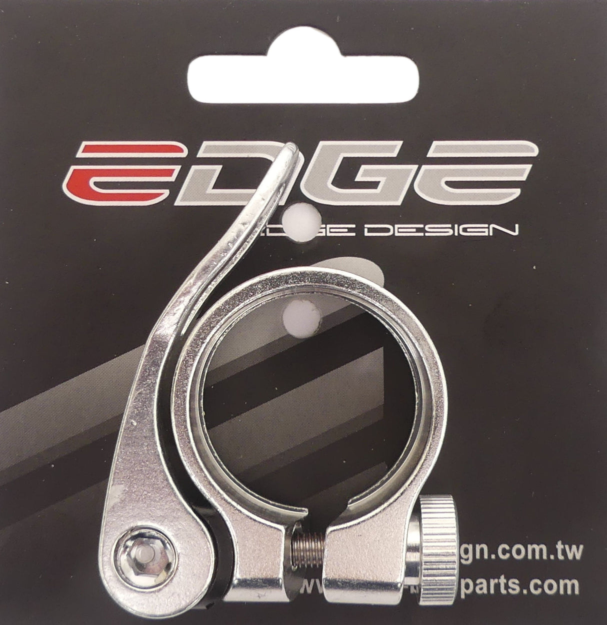 Edge Zadelpenklem ø34.9 aluminium met snelspanner -