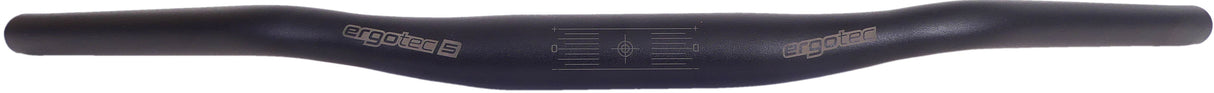 Ergotec stuur ladytown ø31.8mm x 620 mm 16 mm rise - zwart gezandstraald