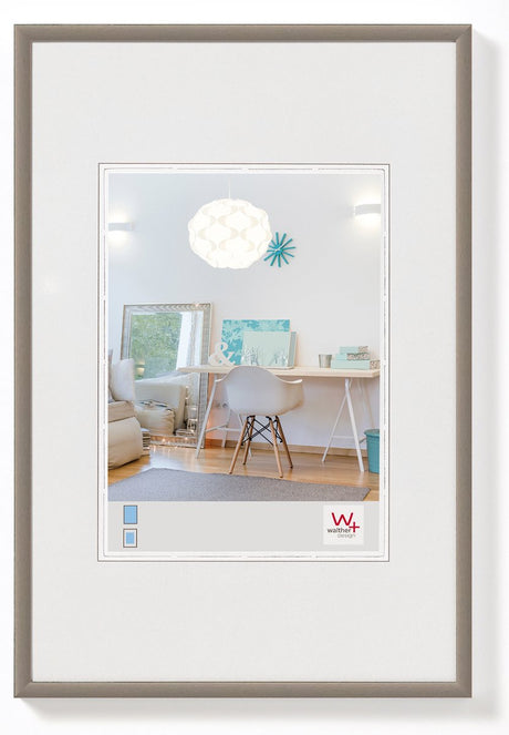 Walther new lifestyle - kunststof lijst - fotoformaat 20x30 cm - staal