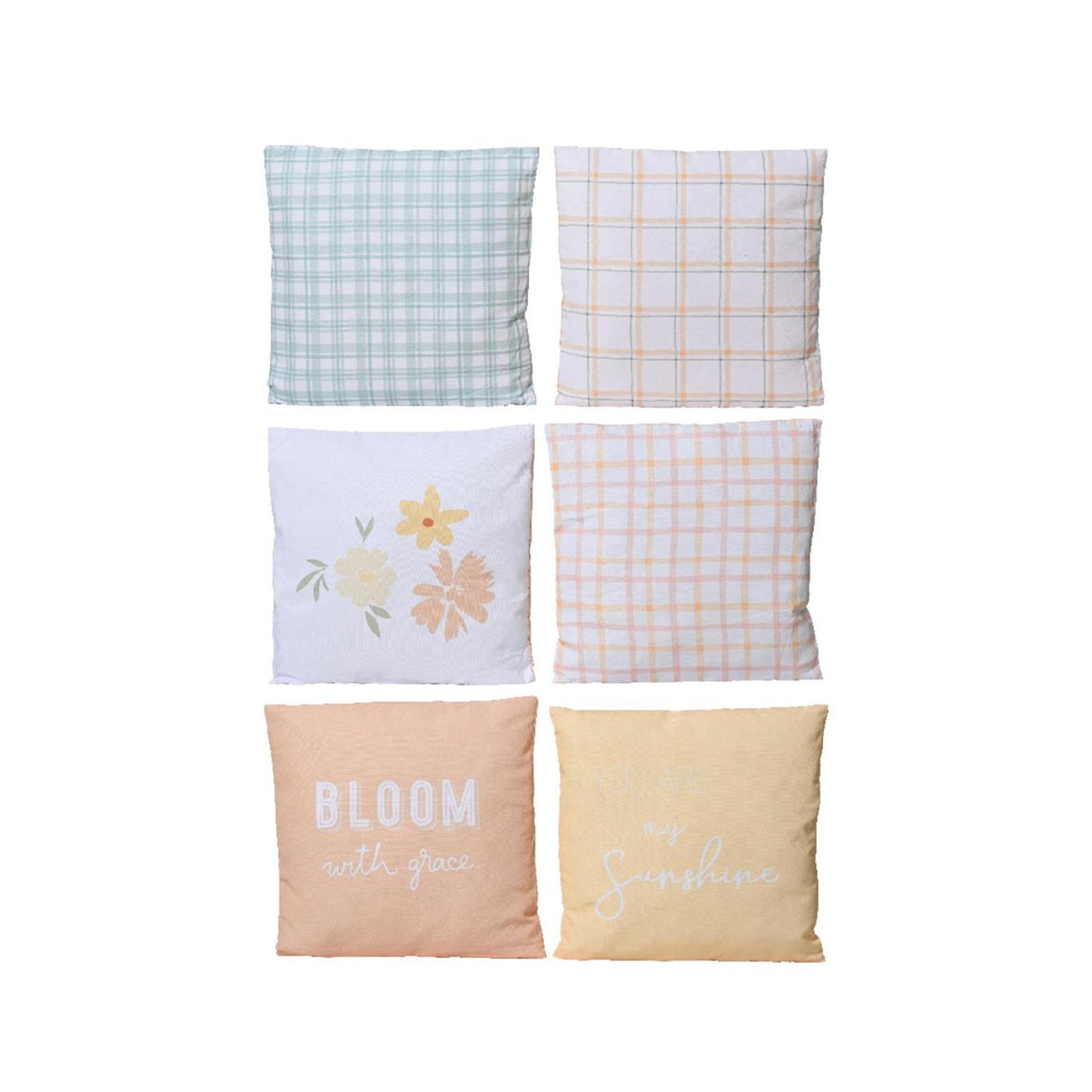 Decoris kussen polyester buiten 45x45cm
