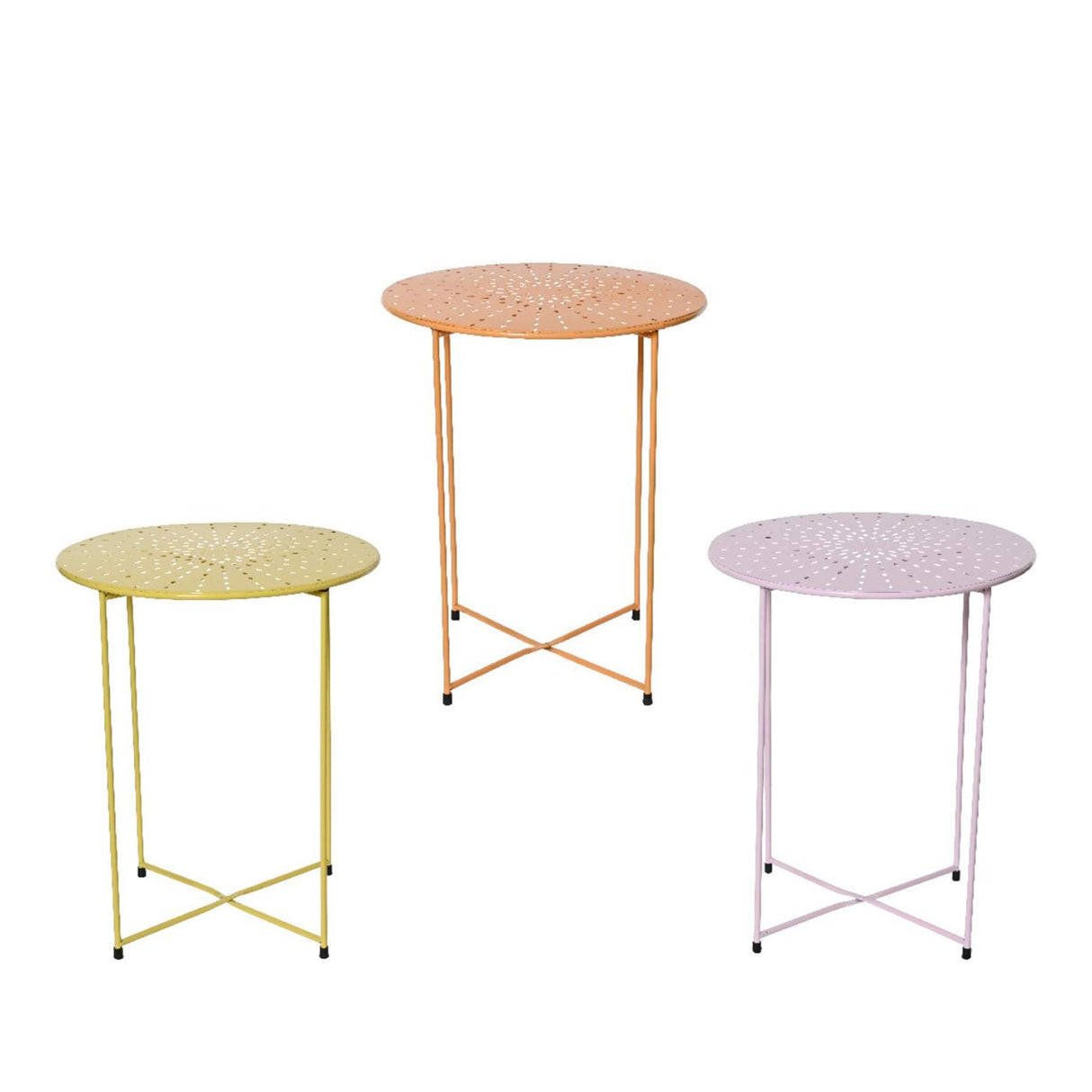 Decoris bijzettafel binnen ijzer h48cm