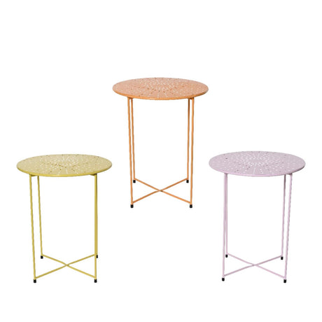 Decoris bijzettafel binnen ijzer h48cm