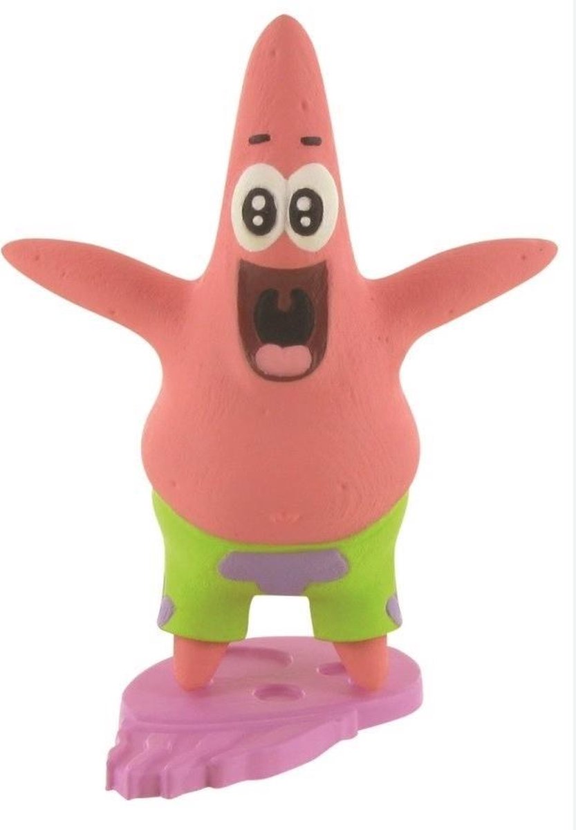 Comansi speelfiguur spongebob patrick 7 cm roze