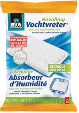 Bison vochtvreter® navulzak neutraal 450 g, geschikt voor vochvreter®, bestrijd hoge luchtvochtigheid, geen batterij nodig, ook geschikt voor caravans en campers