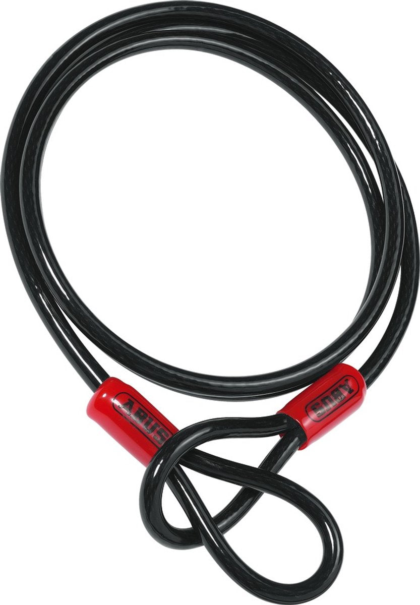 Abus Cobra 10 200 - Kabelslot, 2m, Zwart