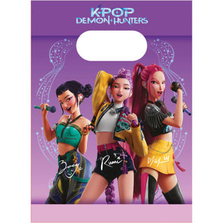 Kpop demon hunters 4 uitdeelzakjes | 4 stuks