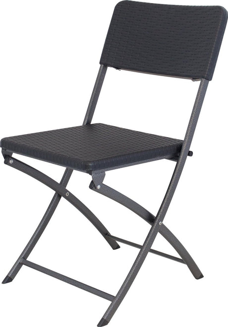 Eurotrail pavilion stoel rattan design - zwart