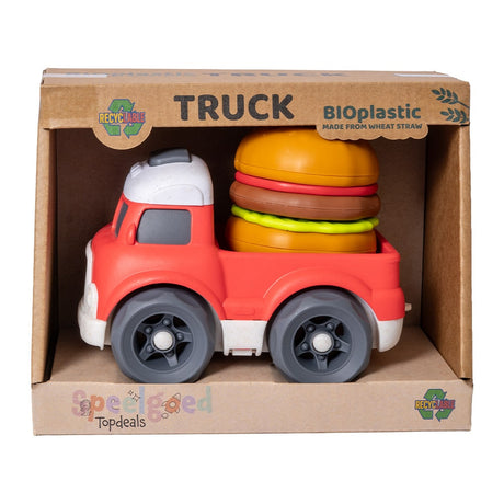 Speelgoed top bio kunststof hamburger truck