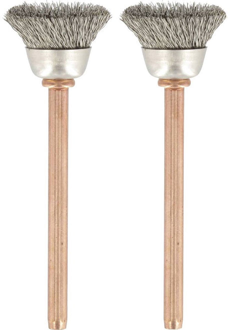 Dremel 531 rvs borstel - werk-ø 13,0 mm - 2 stuks
