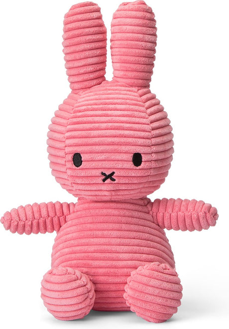 Bon ton toys nijntje - eco corduroy bubblegum pink - 23 cm - 9