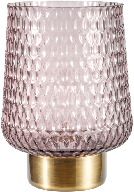 Pauleen led tafellamp op batterijen - e27 - 2700k warm wit - 30 lm - 0,8w - woonkamer slaapkamer - sparkling glamour - bruin messing