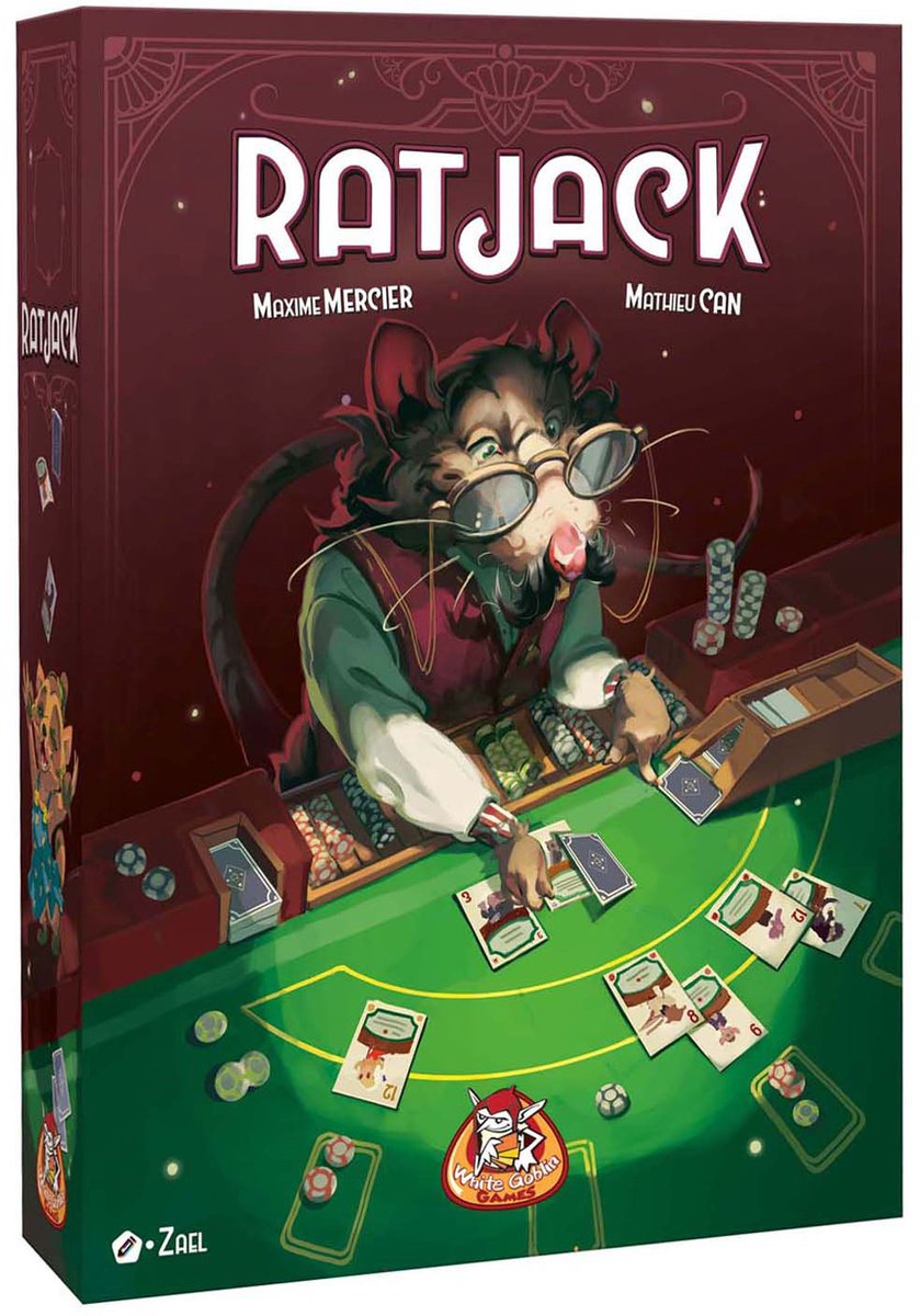 White goblin games - ratjack - kaartspel - 2 tot 4 spelers - 20 minuten - vanaf 10 jaar - vlot en interactief kaartspel