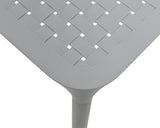 Tafel porto kunststof 65x65x70cm antraciet