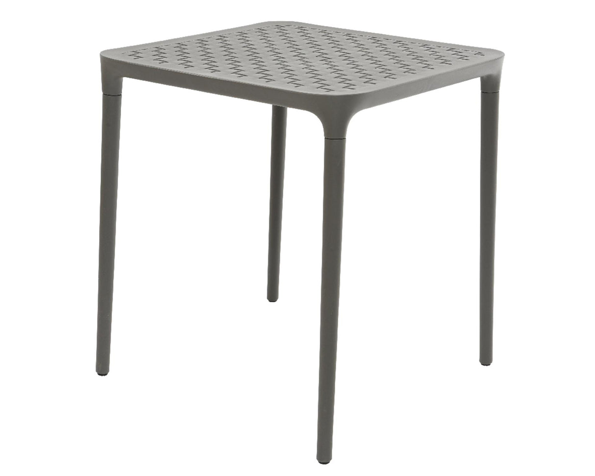 Tafel porto kunststof 65x65x70cm antraciet