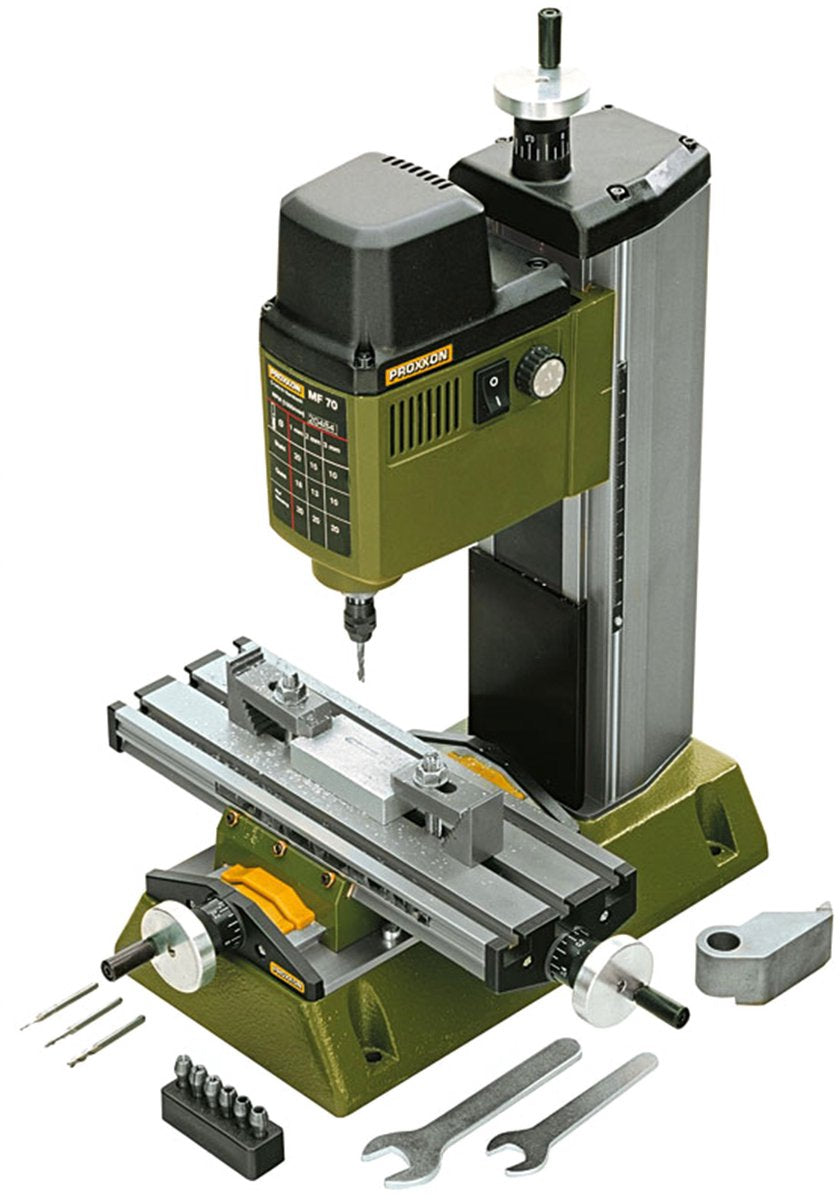 Proxxon micromot mf 70 - micro-freesmachine - 230v - spelingvrije geleiding