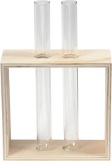 Creativ company houten rek met reageerbuizen, 3dlg.