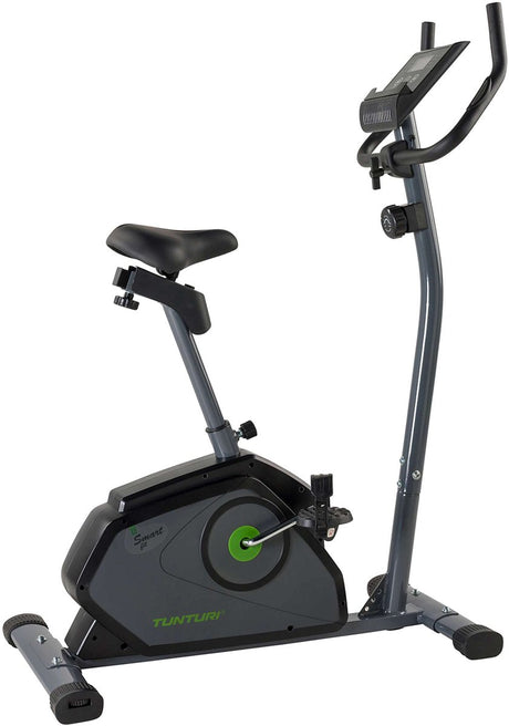 Tunturi cardio fit b40 hometrainer - 8 weerstandsniveaus - voorzien van tablethouder en transportwielen - fitnessfiets met lage instap