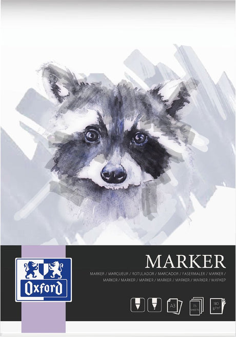 Oxford markerblok - a3 - 15 vel - 180g