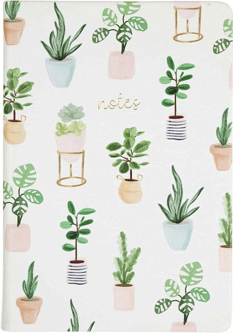 Eccolo notitieboek - succulent - lijn - ca.15x20cm - ec-d444a