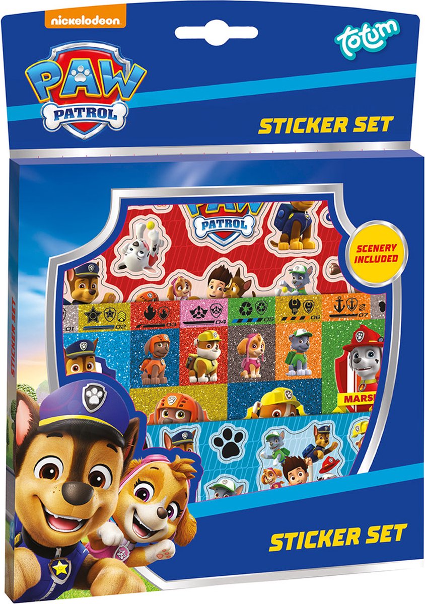 Totum paw patrol stickerset