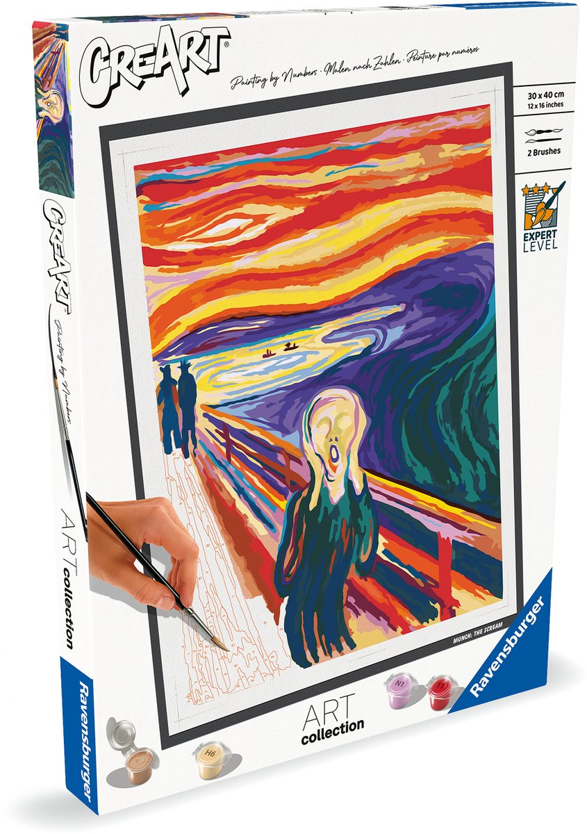 Ravensburger creart art collection - munch: de schreeuw