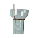 Decoris regenmeter vlinder metaal h83cm