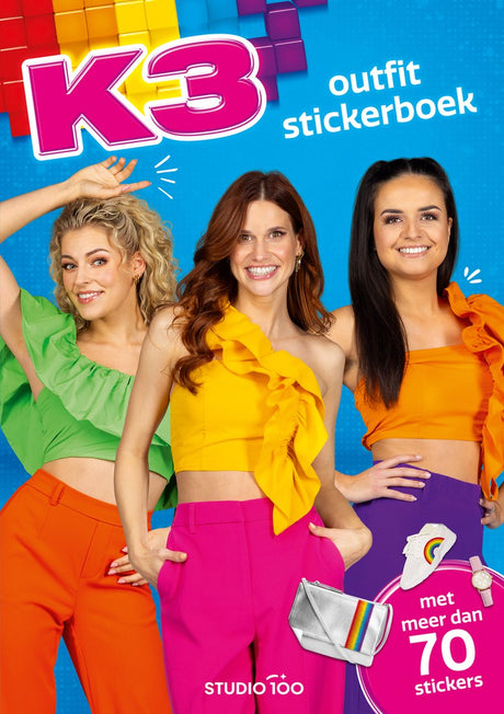 K3 stickerboek - outfit stickerboek - met meer dan 70 stickers