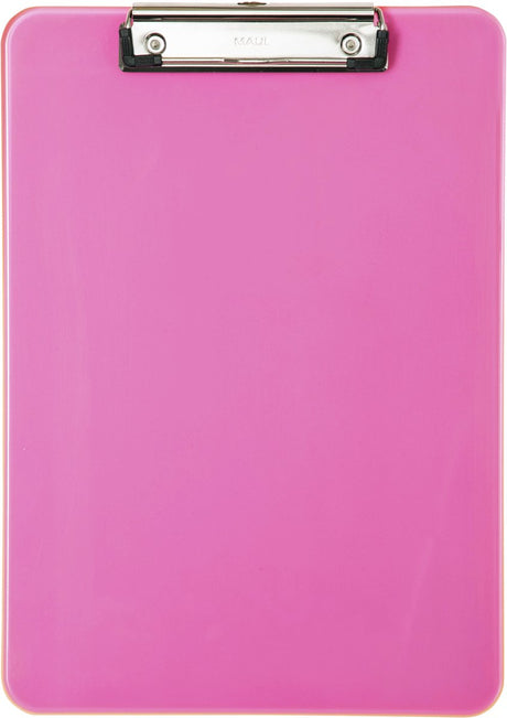 Maul klembord a4 staand kunststof neon roze