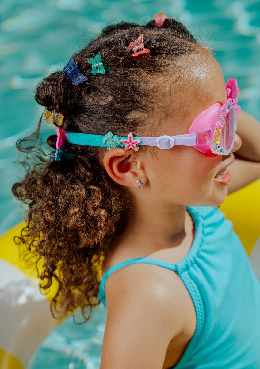 Bling2o zwembril kinderen - shoreline shimmer - duikbril - anti-fog - uv-protect - multicolor