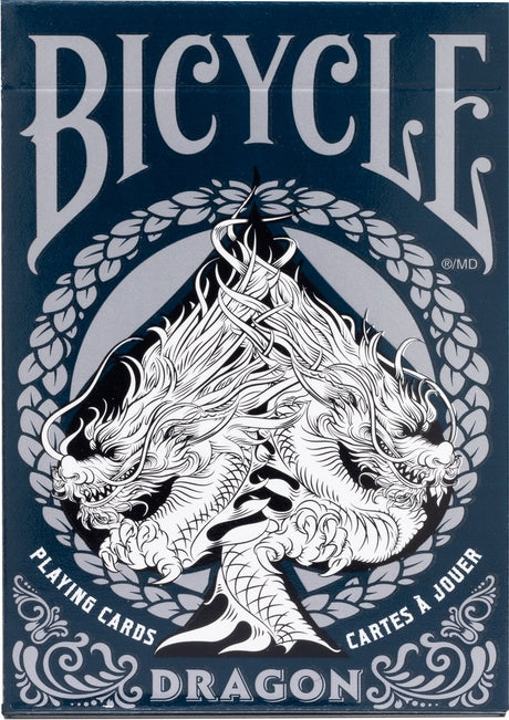 Cartamundi bicycle dragon white speelkaarten - mytische draken